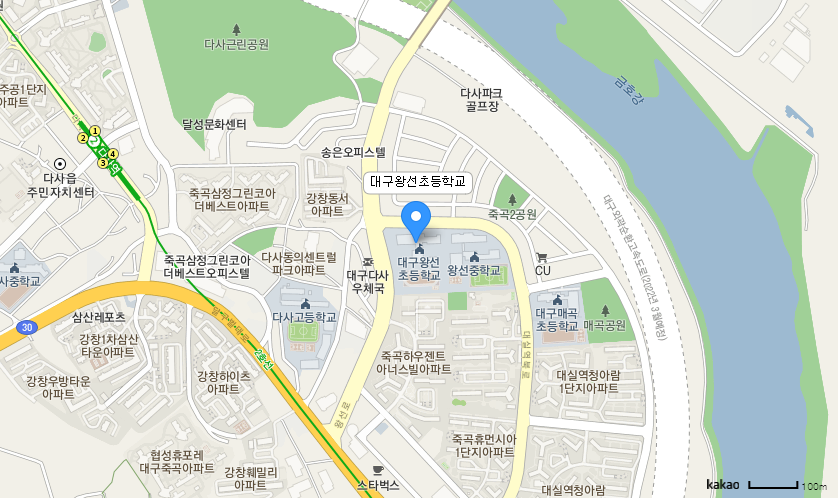 학교 찾아오시는 길 지도